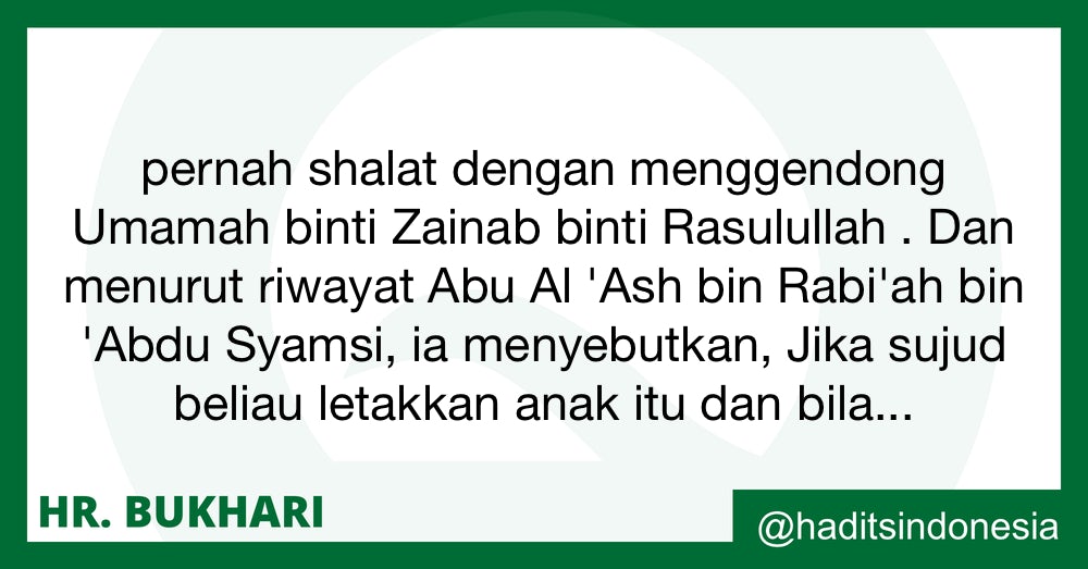 Hadits Shalat Untuk Anak - Nusagates