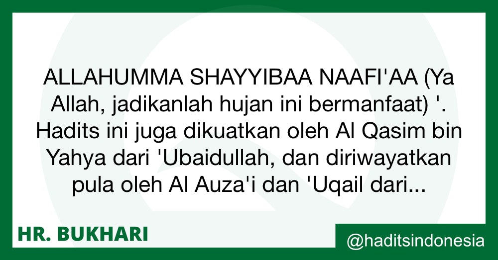 Hadits Bukhari No. 974