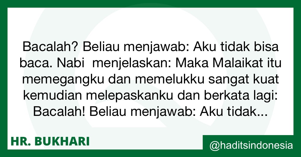 Hadits Bukhari No. 3